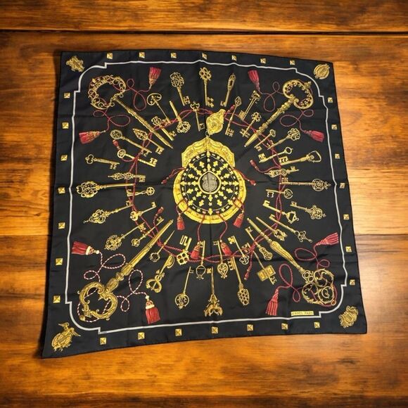 Hermes Keys Les Cles Silk Scarf - Picture 1 of 6